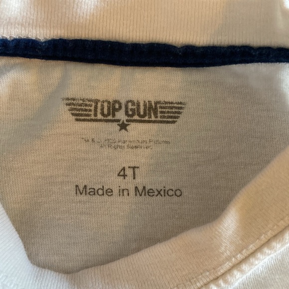 Top gun Red White and blue t-shirt 4T - Picture 2 of 4